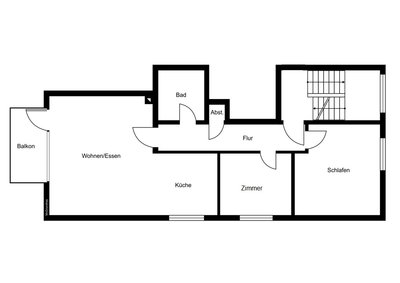 3-Zimmer Wohnung mit großem Süd/West Balkon in ruhiger Lage von Hamburg-Bergstedt-16069
